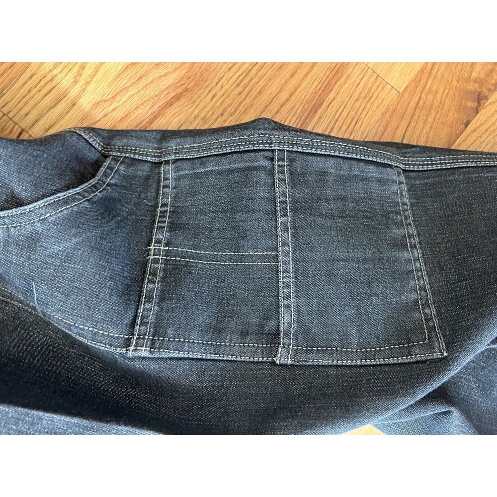 OTB One Tough Brand Denim Cargo Jeans Skate Mens 34 X 32 Blue Baggy - Picture 5 of 7